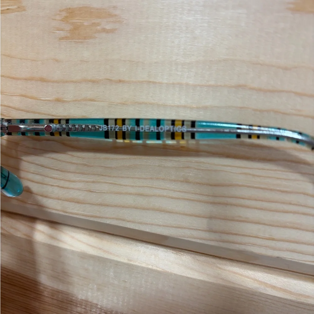 Kids Blue Transparent Round Fashion Eyeglasses